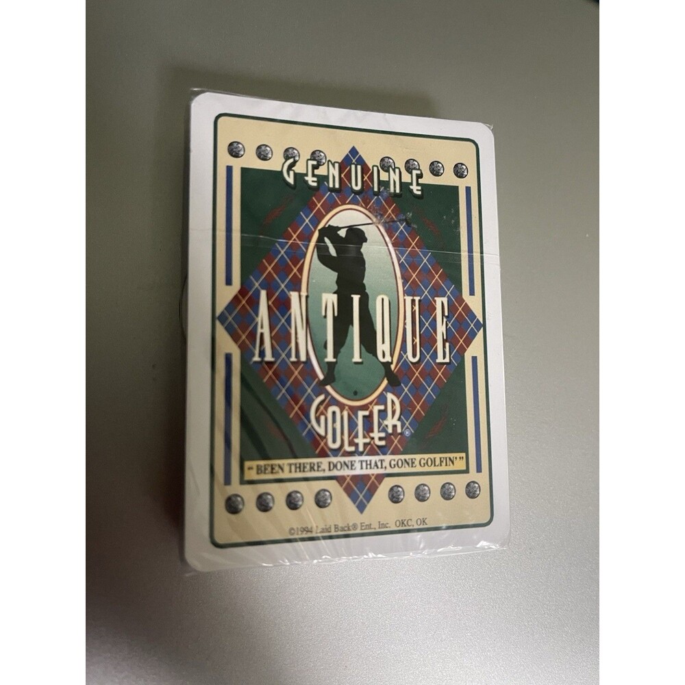 Vintage 1994 Genuine Antique Golfer Playing Cards Sealed Carta Mundi USA